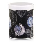 Illustrated and stackable tea tin Lunare